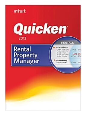 Intuit Quicken 2013 Rental Property Manager - Lifetime for Windows Disc Only